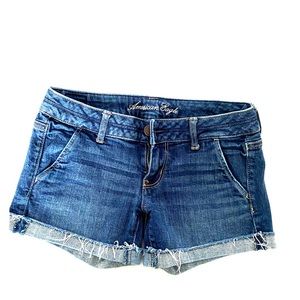 AEO denim shorts